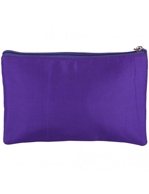 Semi Silk Purple color with zip
